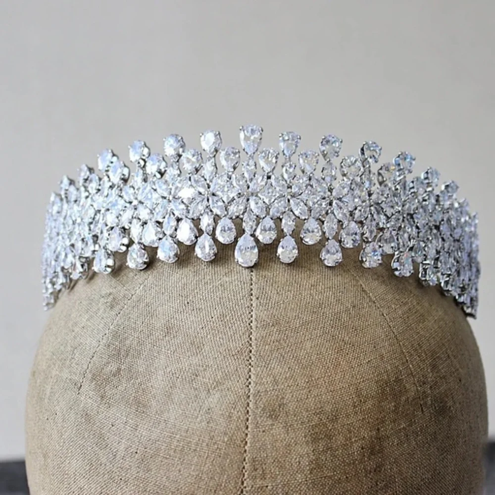 Bella Royal Headpiece Tiara from Eden Luxe Bridal purchased for $980 plus tax - Picture 3 of 4